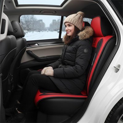 Housse pour voiture rouge