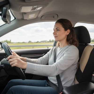 HOUSSE POUR SIEGE VOITURE femme conduit