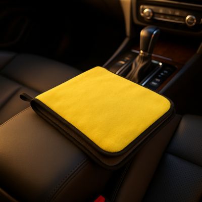 lavette microfibre jaune