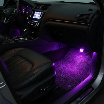 Led interieur voiture sous boite à gant