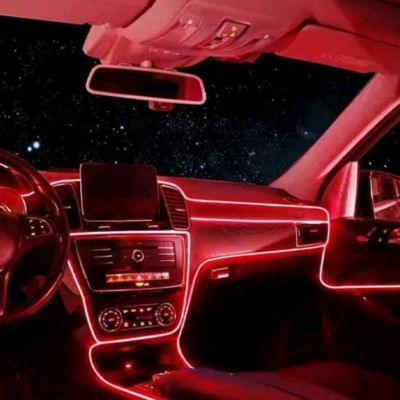 Led voiture intégrée rouge