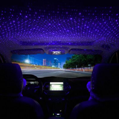 Leds voitures ciel étoilé bleu