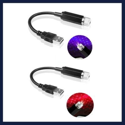 Leds voitures ciel étoilé rouge et bleu