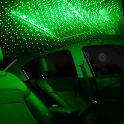 Leds voitures ciel étoilé vert