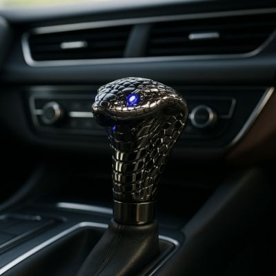 levier de vitesse bleu cobra