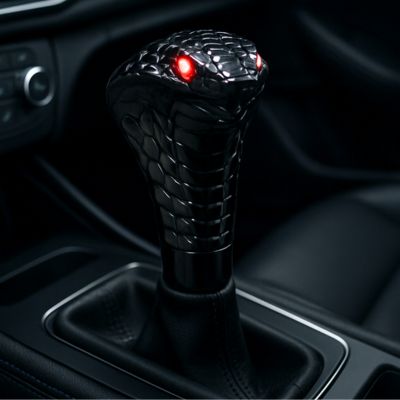 levier de vitesse cobra rouge