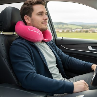 Oreiller de voyage homme