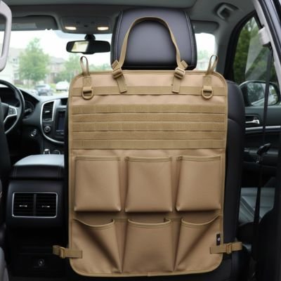 Organisateur voiture beige