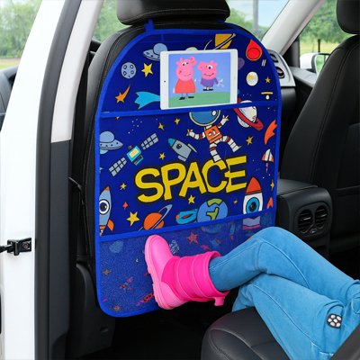 Organisateur voiture enfant bleu