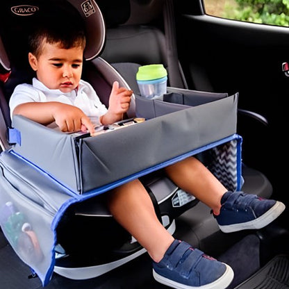 Organisateur voiture enfant gris