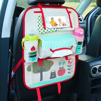 Organisateur voiture enfant rouge et blanc