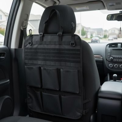 Organisateur voiture noir