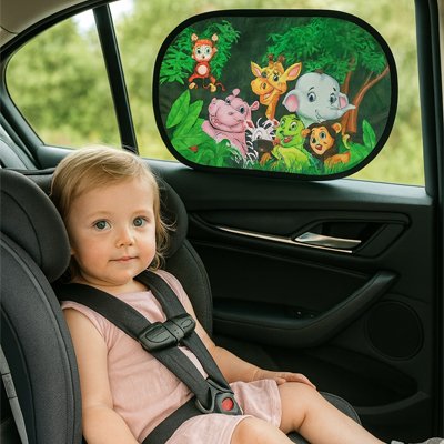 Pare-soleil voiture bébé animaux