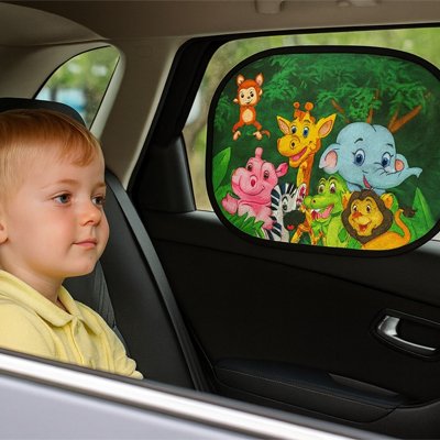 Pare-soleil voiture bébé fenêtre
