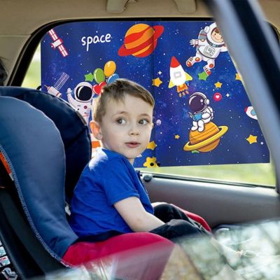 pare-soleil voiture bébé planète enfant