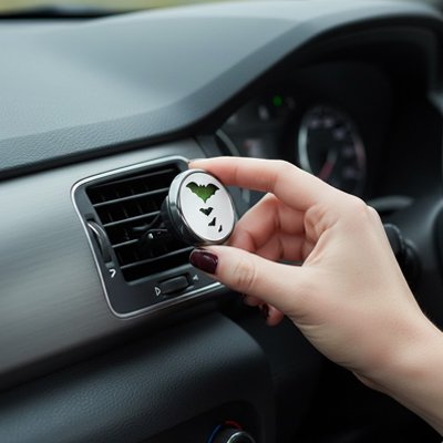 Parfum pour voiture fixation aération