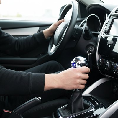 Pommeau de vitesse tête de mort