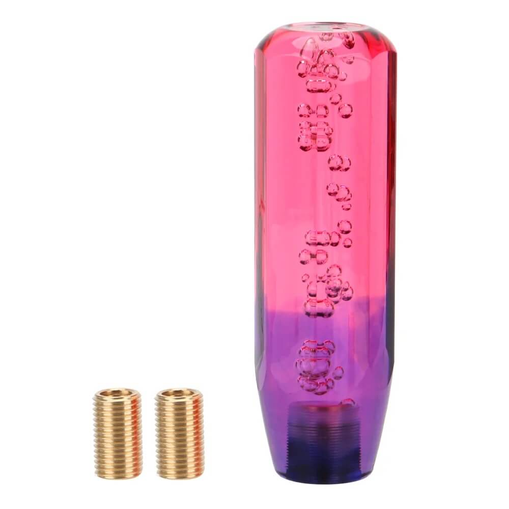 pommeau de vitesse bulle violet grand