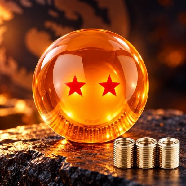 pommeau levier de vitesse DBZ boule 2 étoiles