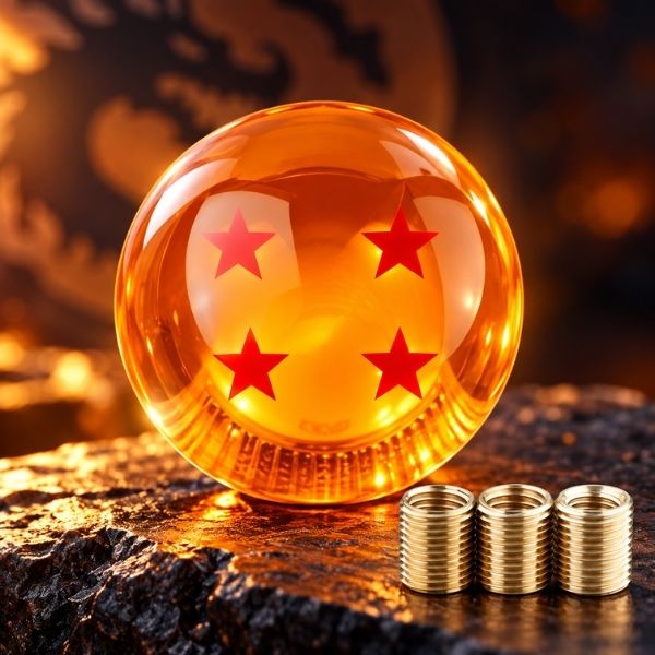 pommeau levier de vitesse DBZ boule 4 étoiles