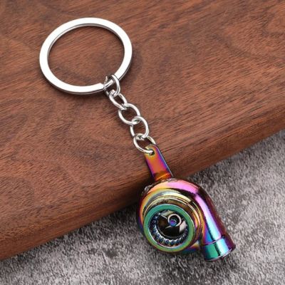 porte clé voiture chrome