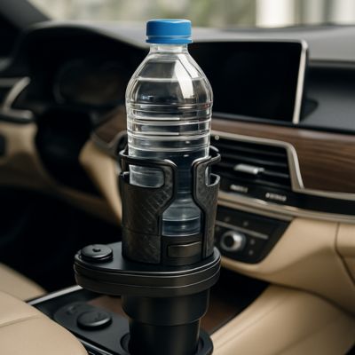 Qiilu Porte-gobelet De Voiture Universel Pliant - Support Bouteille Et Canette Pour Voiture, Camion Et Bateau