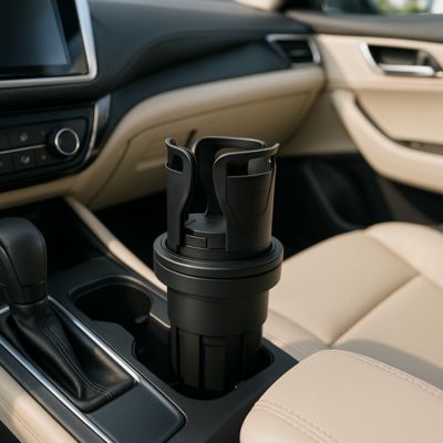 porte gobelet voiture noir