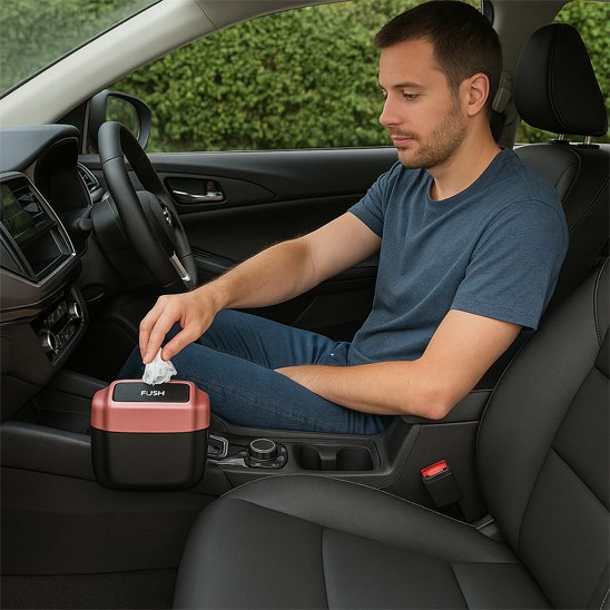 Poubelle de voiture​ pour mouchoir