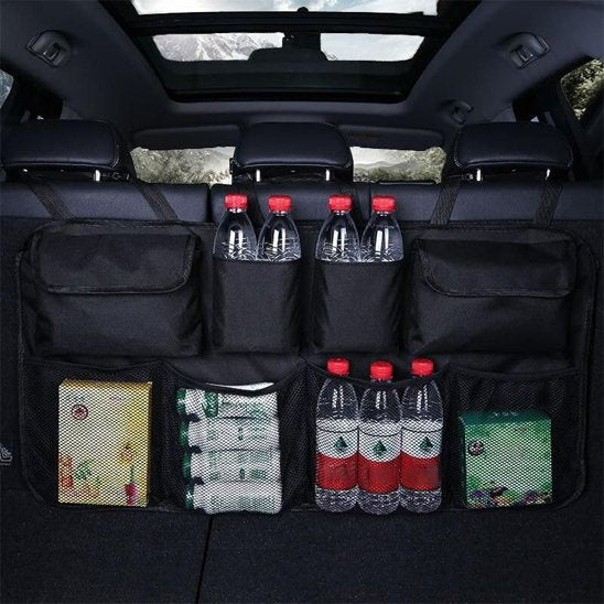Rangement coffre voiture bouteille d'eau