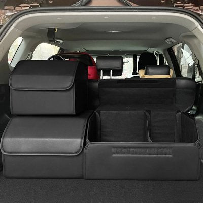 Rangement coffre voiture double boite