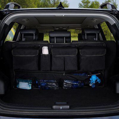 Rangement coffre voiture finition noire