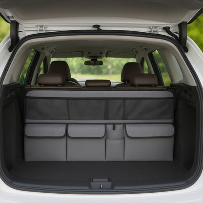 Rangement coffre voiture gris