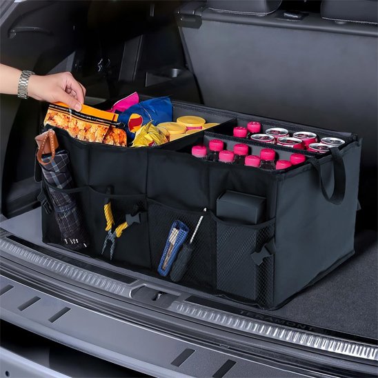Rangement coffre voiture pique nique