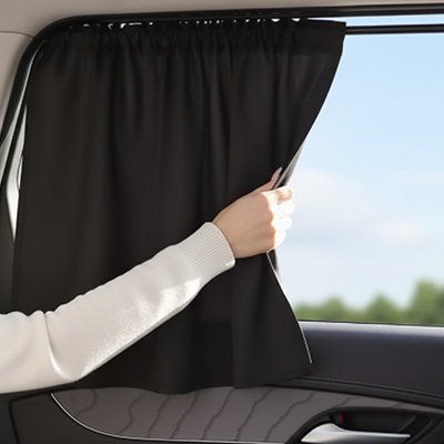Rideau voiture vitre