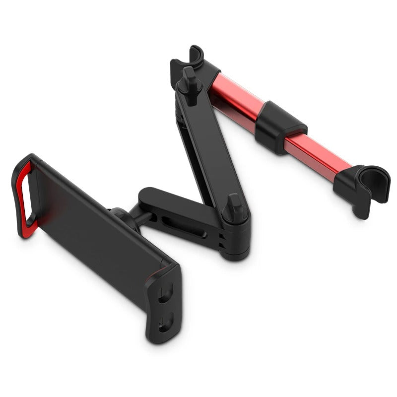 support-tablette-voiture-telescopique-rouge