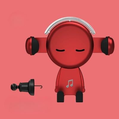 SUPPORT TELEPHONE VOITURE rouge