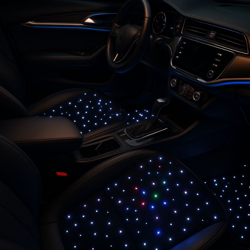 tapis pour voiture led brillante