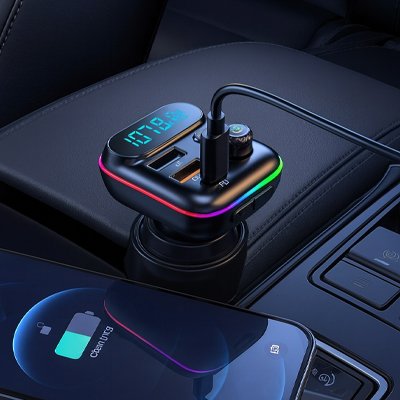 Transmetteur fm bluetooth dans la voiture